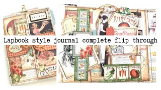 Lapbook style journal complete flip through