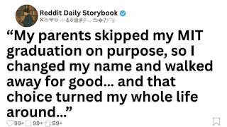 My parents skipped my MIT graduation on purpose, so I changed my name and walked away for good…