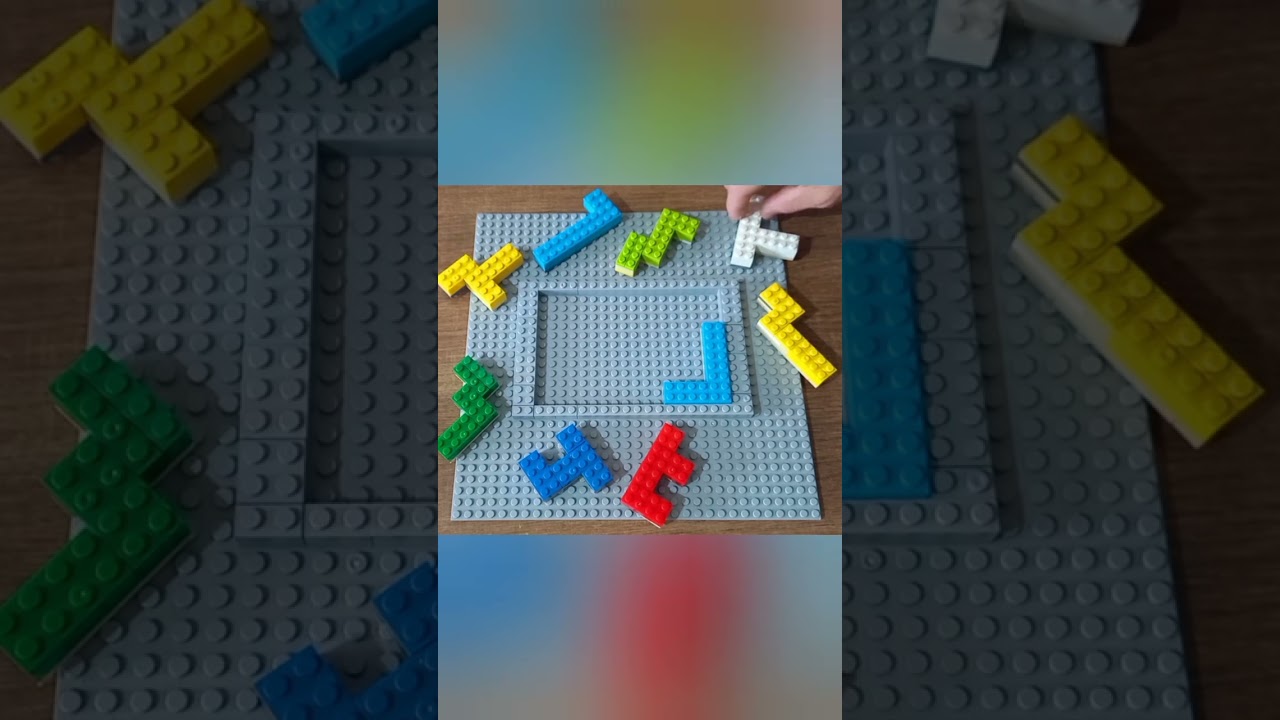 Hexomino lego puzzle 