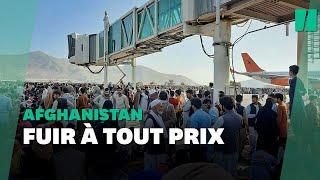 Après l'arrivée des talibans, l'aéroport de Kaboul pris d'assaut