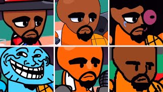 Friday Night Funkin - Light It Up But Everytime Its Matt Turn A Different Skin Mod Is Used