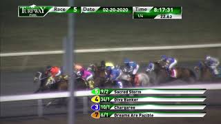 RACE 5 PROGRAM Feb 20th 2020
