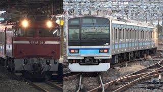 2023/12/21 【AT出場】 EF81 139 + E231系 K4編成 大宮駅 | Japan Railways: E231 Series K4 Set after Refurbishment