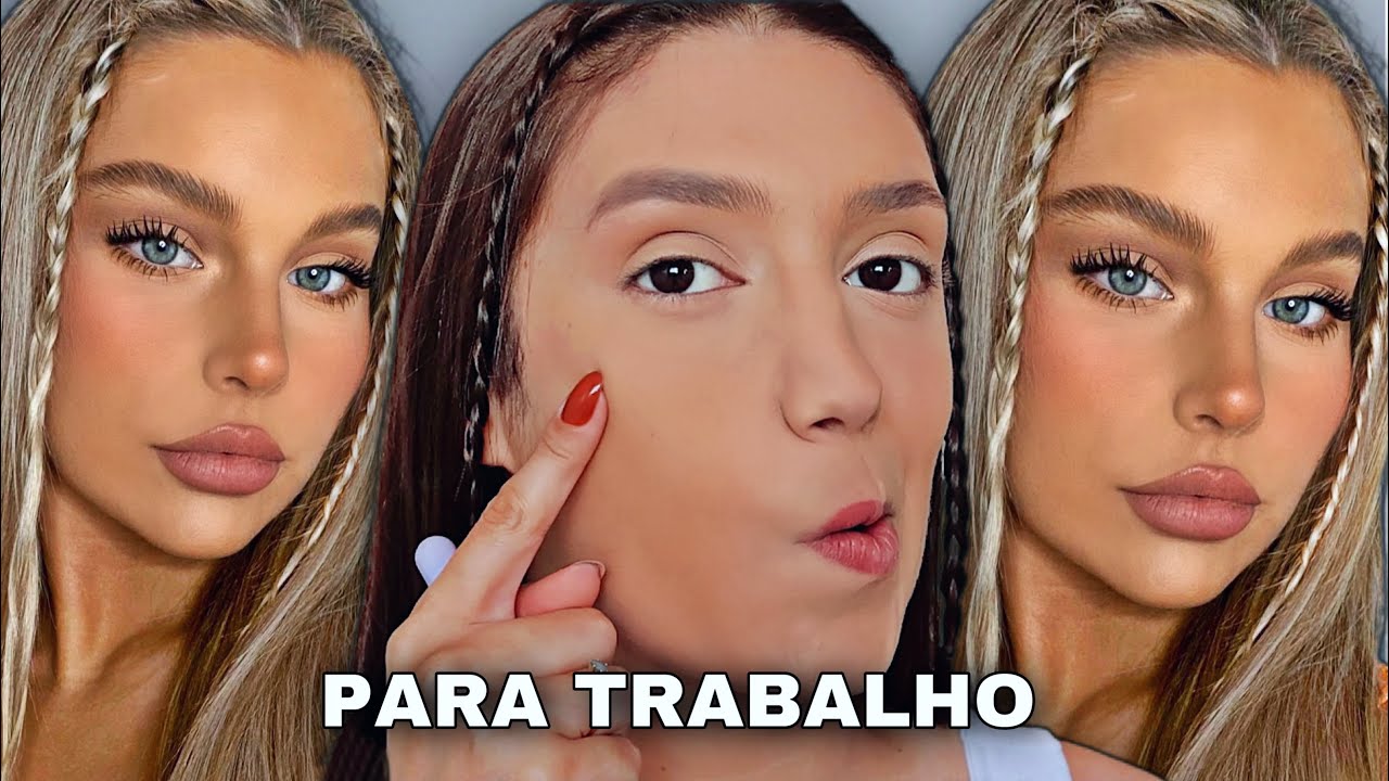 COMO FAZER MAQUIAGEM PARA TRABALHO *MAKE PERFEITA PARA INICIANTE*