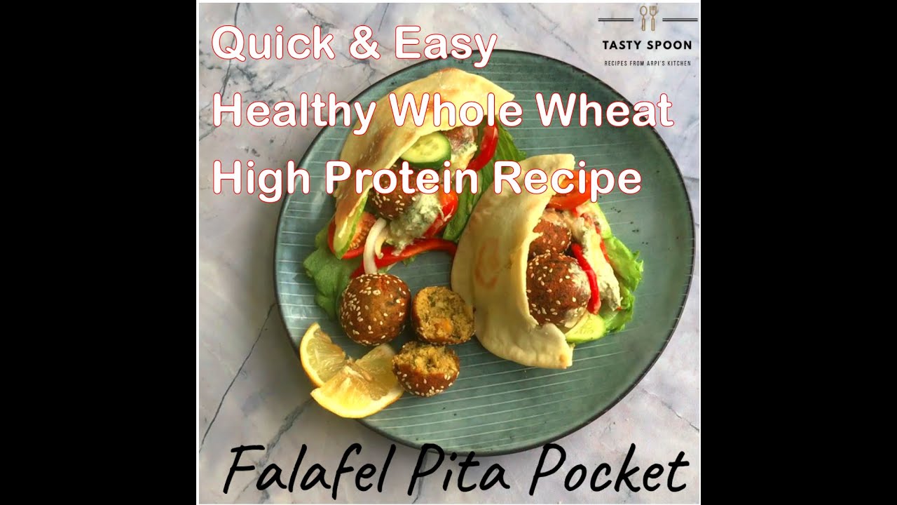 Falafel Pita Pocket | Falafel Sandwich | Famous Middle Eastern Food | Quick & Easy | Arpi's Kitchen