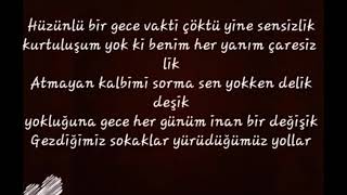 Umutlarım hayallerim Hayatım bak tükendi. Lyrics (HATİCE AK) Resimi