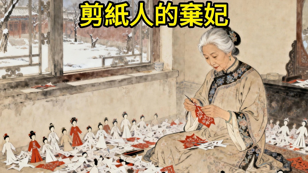 被斷腳棄妃，在冷宮剪紙人十年，人人嘲她瘋魔；敵國大軍壓境，她剪的十萬紙人，一夜成了神兵...#民間故事 #故事頻道 #感人故事 #感人故事 #情感