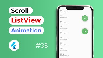How to scroll a ListView With Animation in Flutter App? (Android & IOS)