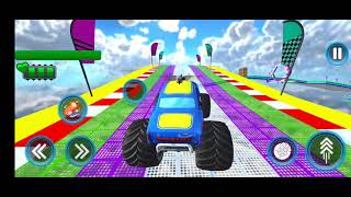 Fearless monster Truck Stunts Game android and iOS gameplay new video screenshot 4