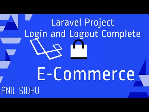 Laravel E-commerce Project #14 Logout and Login Complete