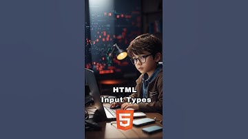 HTML | Input Types 👨‍💻