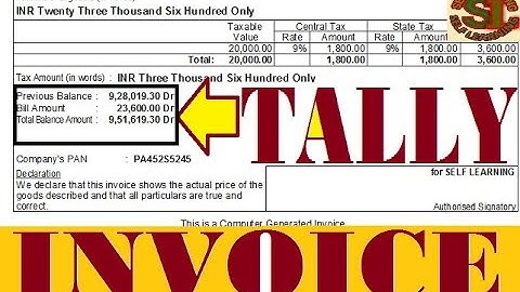 Print ledger closing balance in invoice, previous balance tdl, previous balance in tally invoice