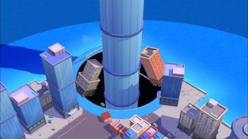 Hole.io - Big Hole City #49 Gameplay Walkthrough Android iOS