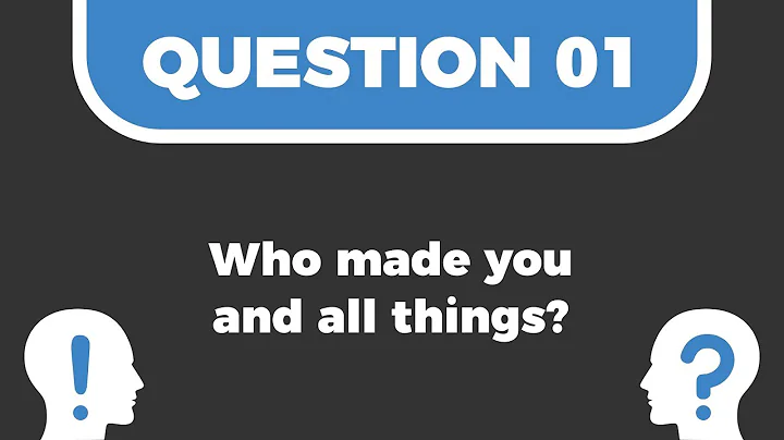 Question #1: Who made you and all things? - Faith Kids Video Catechism for Kids