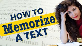 Learn how to memorize with me