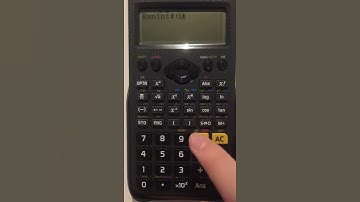 How to do argument error in calculator model fx-97SGX