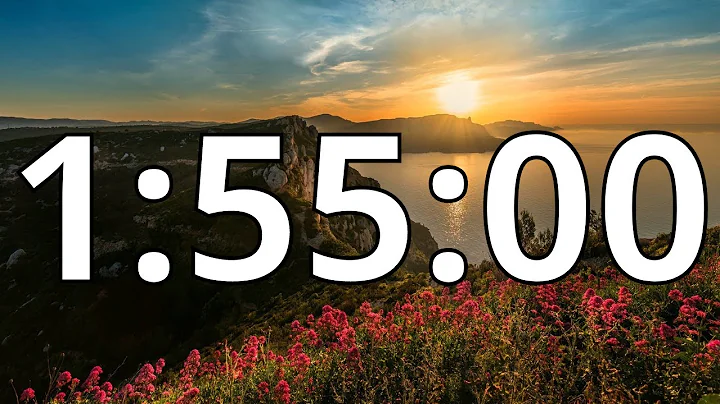 1 Hour 55 Minutes Countdown Timer With Alarm Sound At the End (Simple Beep)