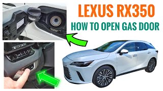 Lexus RX 350 How To Open Fuel / Gas Door