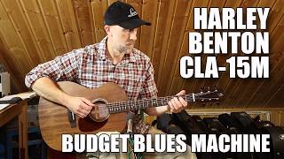 Budget Blues on a Harley Benton Guitar (TABS available) Martin 000-15M copy @AndreasBrink