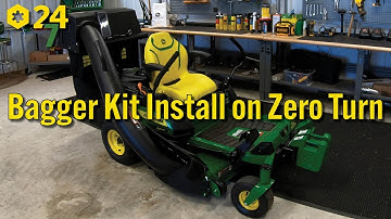 How to Install Bagger Kit on John Deere Z320R Zero Turn Mower