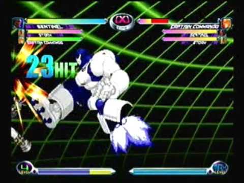 MvC2 - Sentinel Santhrax Combo