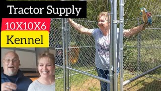 How to Assemble a 10X10X6 Dog Kennel!