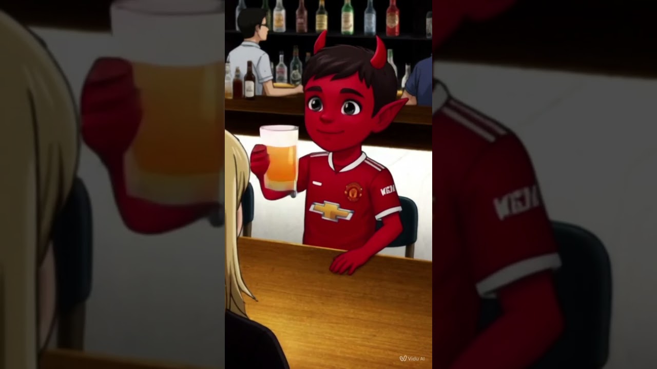 Manchester United Superstar  (Dev) celebrates scoring the winning goal