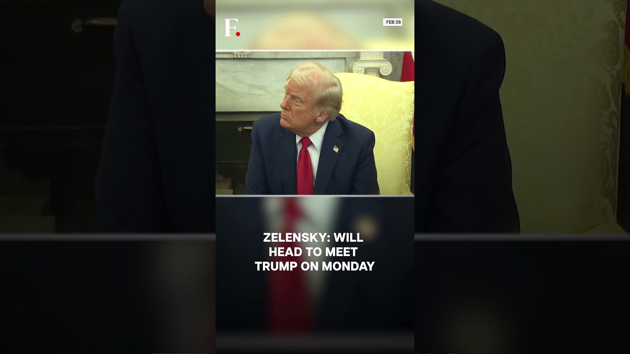Zelensky Says He Will Meet Trump On Monday Subscribe To Firstpost N18G