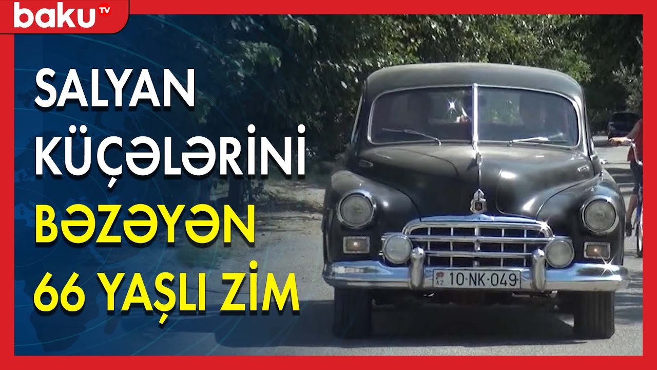 Salyan küçələrini bəzəyən 66 yaşlı 