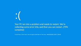 Blue Screen (Windows 8.x) [Full HD]