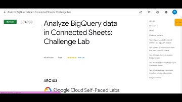[UPDATED] Analyze BigQuery data in Connected Sheets: Challenge Lab || #qwiklabs #ARC103