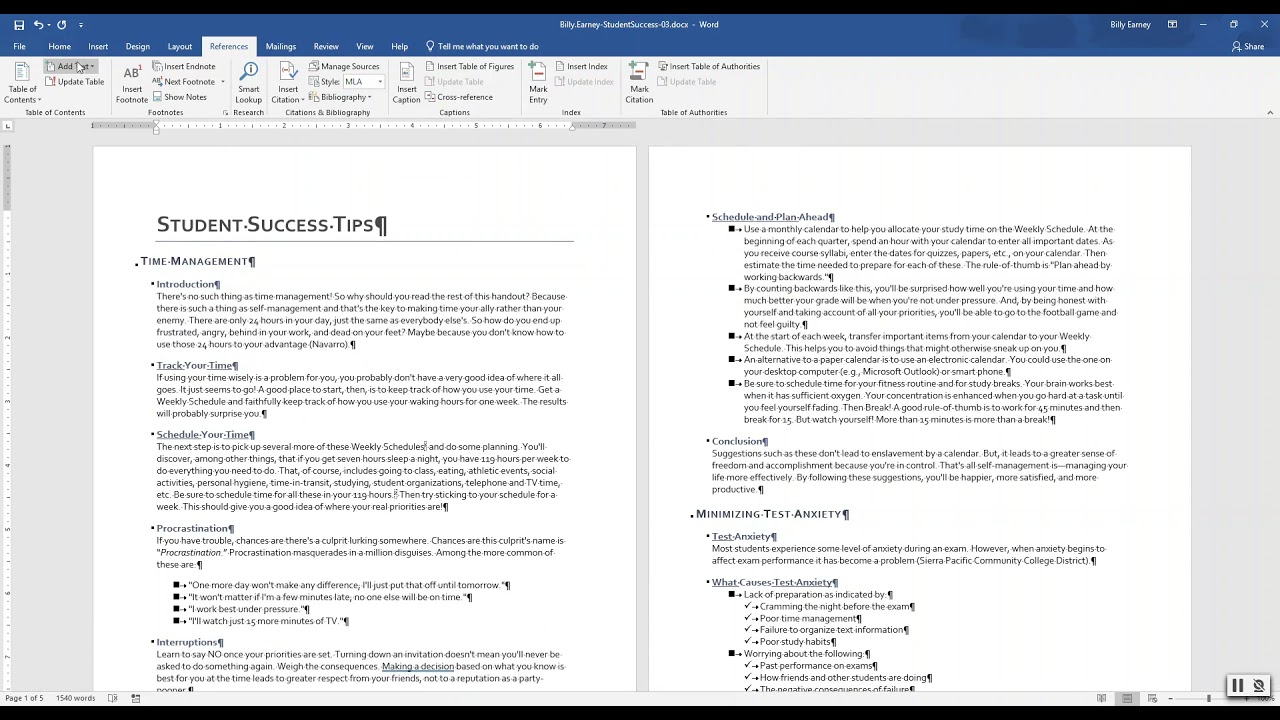 Word 2019 Independent Project 3 5 YouTube Word 2019 Independent Project 3 5 YouTube