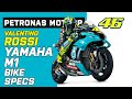 Petronas Yamaha MotoGP 2021 | New Yamaha M1 Motorcycle Specs for Valentino Rossi