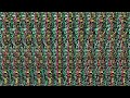 StereoGram Day112　ステレオグラム視力回復112日目　　1分で眼が良くなる映像 平行法　Let's see what we can find out.