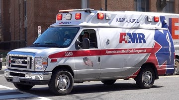 Washington D.C. AMR Ambulance 3350 Responding