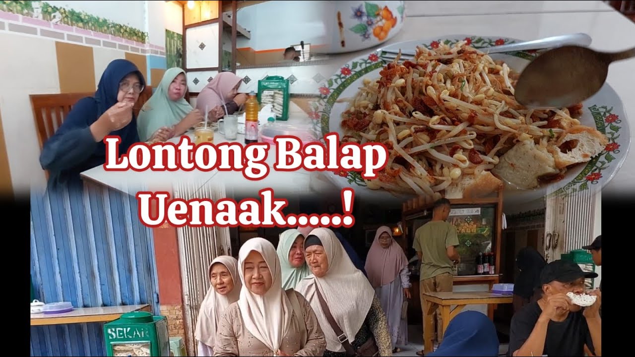 MAKAN LONTONG BALAP UENAK... DI KOMPLEK KIG GRESIK