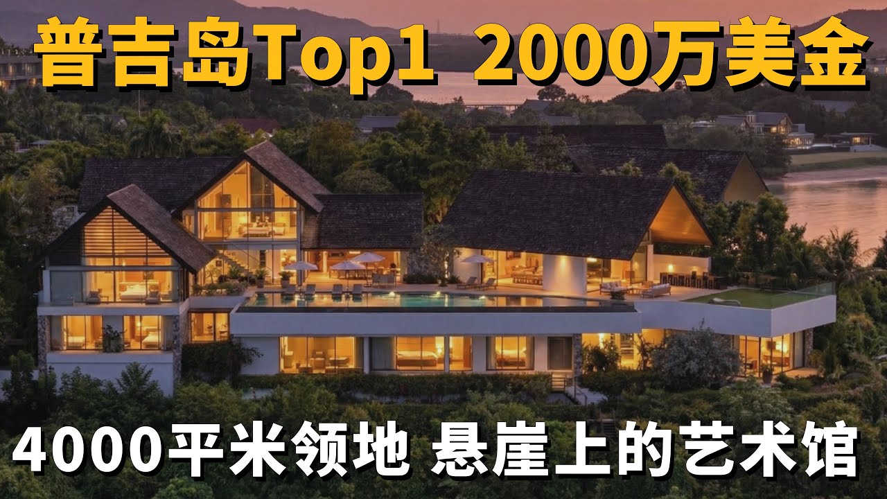 終於拍到了!普吉島Top 1豪宅內景公開,把房子蓋在海島王冠的尖端:Stone探秘2000萬美金的普吉島“懸崖孤品” - YouTube