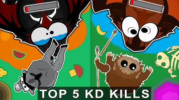 MY TOP 5 LEGENDARY KD KILLS IN MOPE.IO