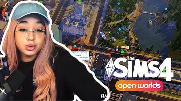 First Impressions of the Sims 4 Open World Mod #2 (The Sims 4 Mods)
