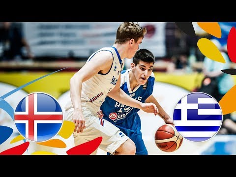 Iceland v Greece - Full Game - Class. 13-16 - FIBA U20 European Championship 2018