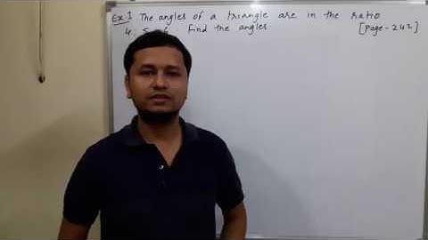 Class 9 Triangles rs aggarwal chapter 8 example 1 page 242
