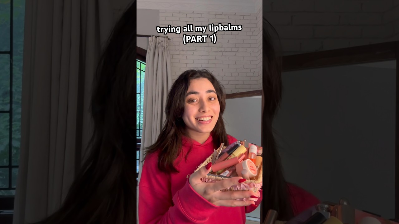 trying ALL my lip-balms (part 1) 