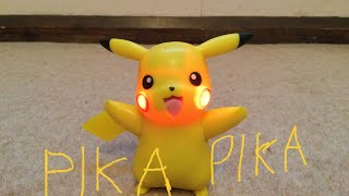 Showcasing my partner Pikachu action figure