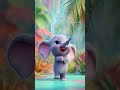 Elephant Rain Dance Song 🐘🌧️ | Splash Splash Kids Rhyme 💦