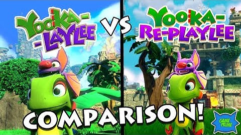 Yooka-Replaylee vs Yooka-Laylee Comparison! (Changes / Graphics / Gameplay) 