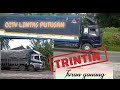 TRUK PANJANG MELINTAS PAGI PAGI