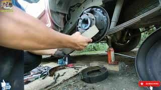 Isuzu D-max Brake Shoe replacement