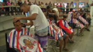 Brazil: Barbers Compete For Best Haircut Title Brazil: Barbers Compete For Best Haircut Title