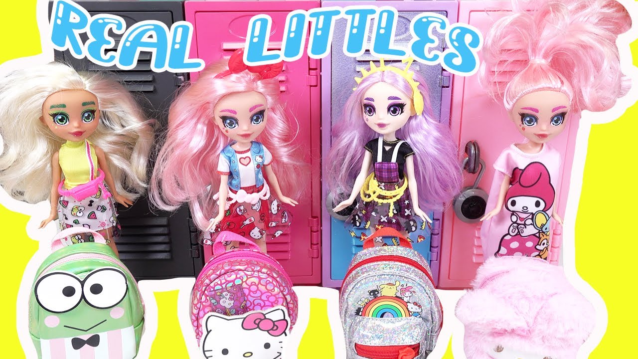 Hello Kitty and Friends Real Littles Disney Backpacks! Back to
