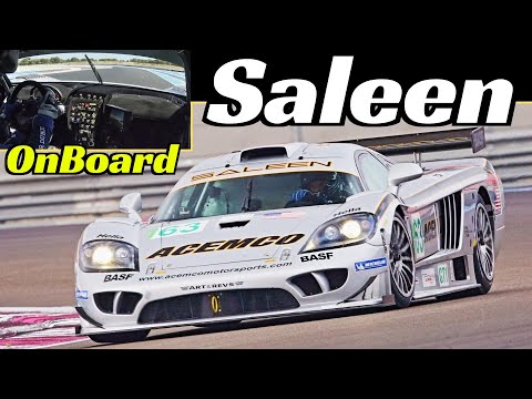 The Incredible 2004 Saleen S7-R EVO GT1 "Acemco" - Florent Moulin Onboard at Paul Ricard - V8 Sound!